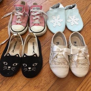 Size 6 Toddlers Lot of 4 shoes