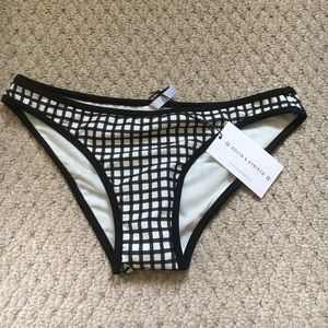 Solid and Striped Bikini Bottom