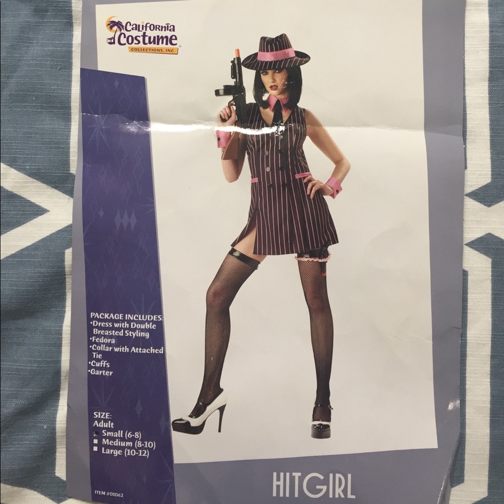 Halloween Costume Hit Girl Gangster Mafia