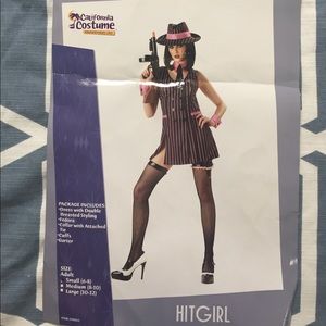 Halloween Costume Hit Girl Gangster Mafia