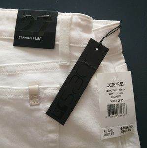 Joe's Jeans cigarette straight white 1605 size 27
