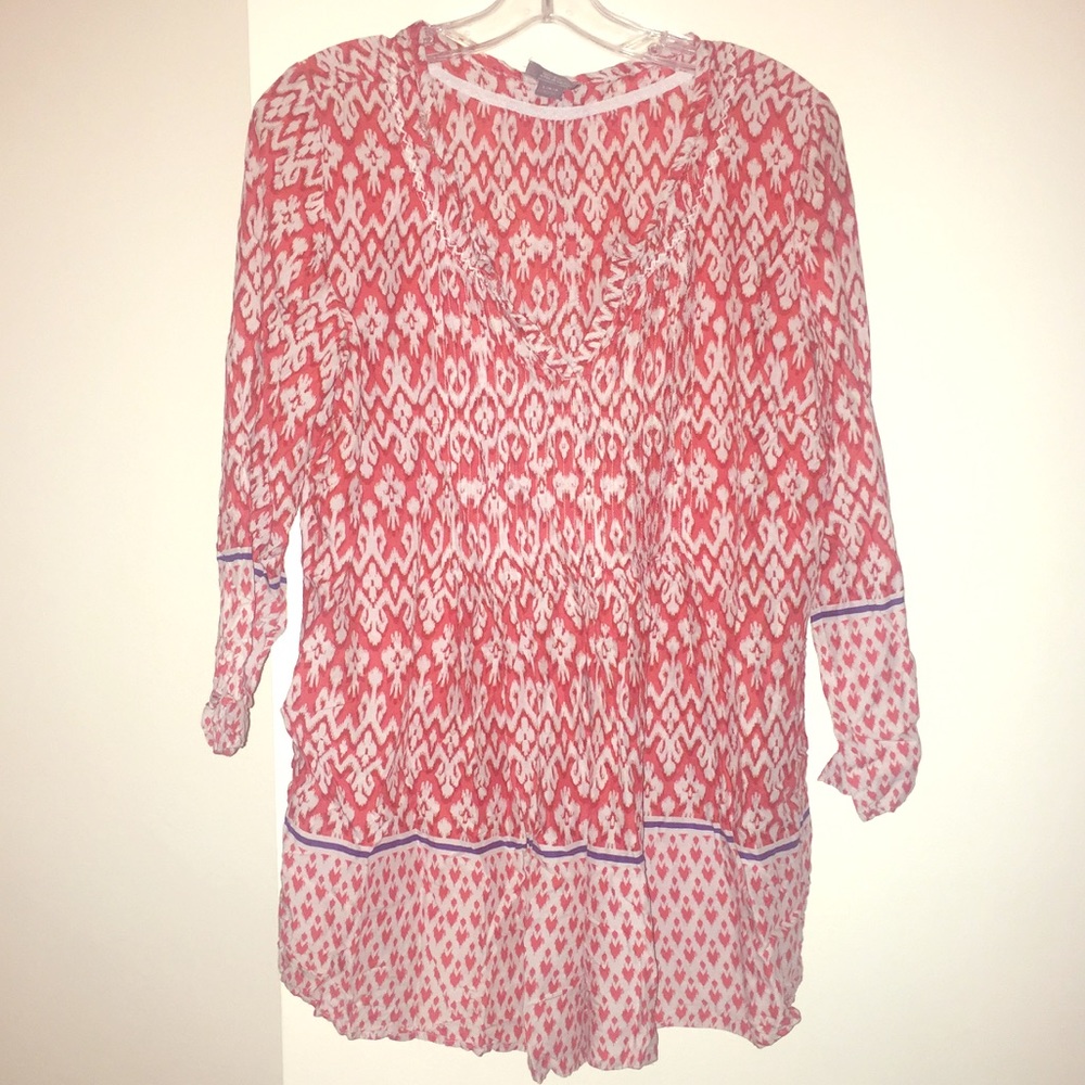 A Pea In The Pod Bohemian Maternity Blouse