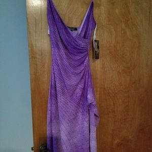 Beautiful brand new purple beaded dress