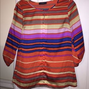 The Limited multi-colored blouse. Size small.