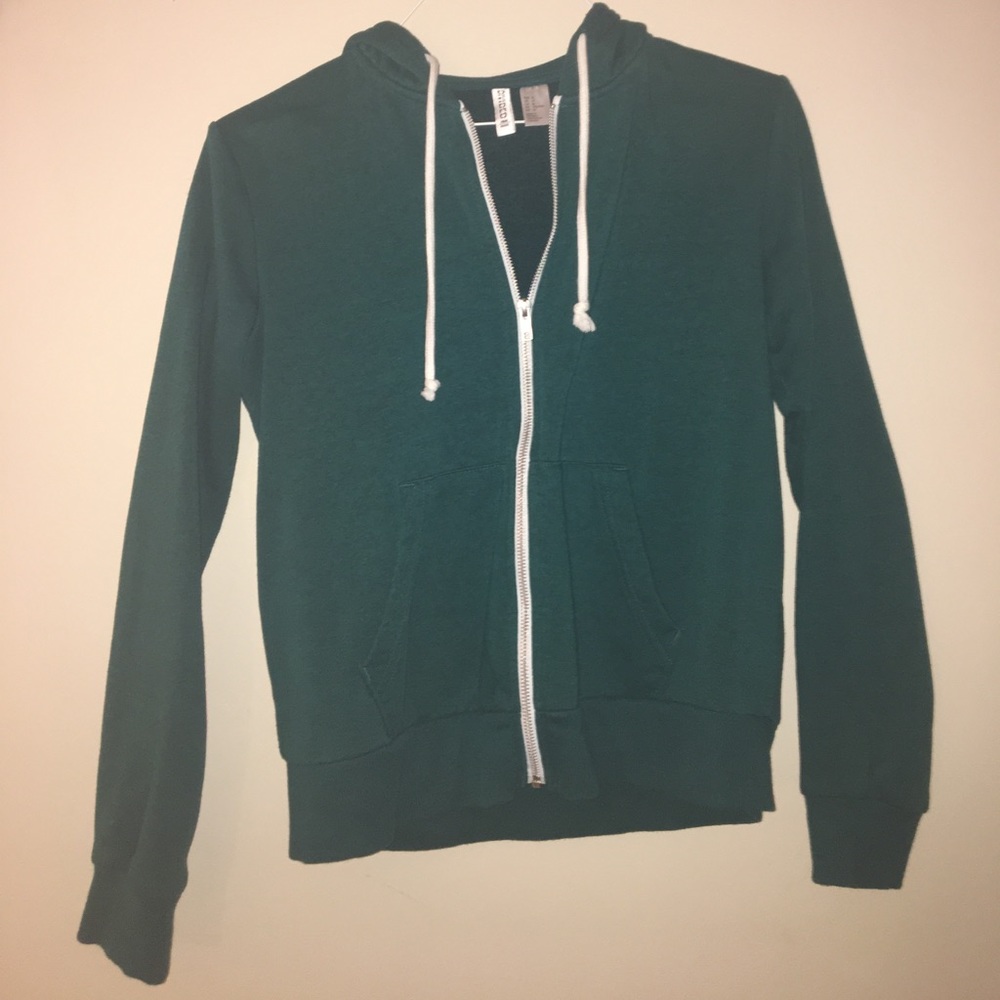 Basic Forest Green H&M hoodie