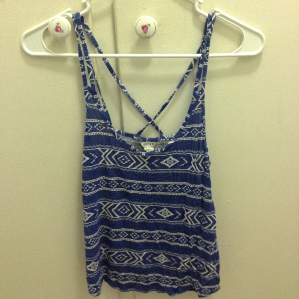 Blue tank top for sale!