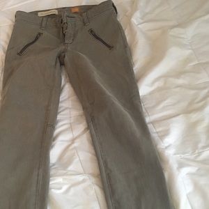 Anthropologie Pilcro skinny jeans in light green