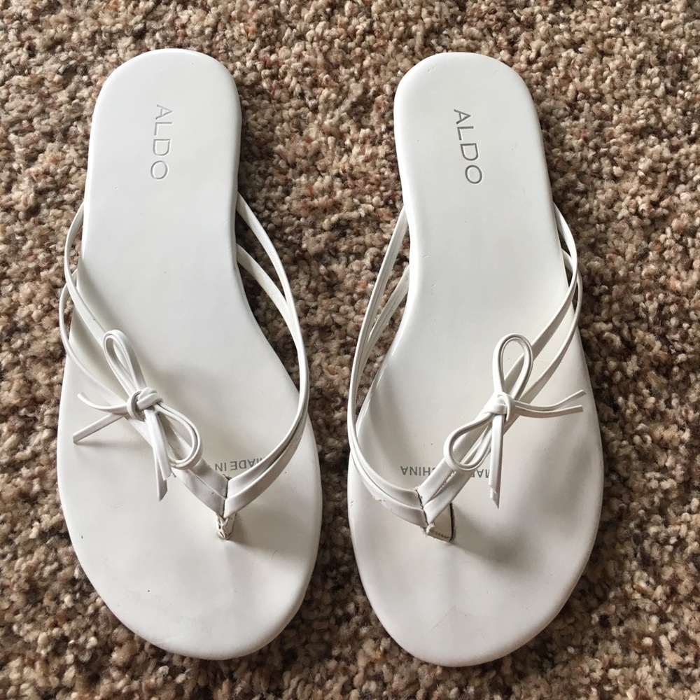 Aldo - white sandals