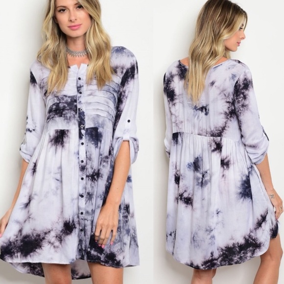 Dresses & Skirts - Tie-Dye Boho Dress