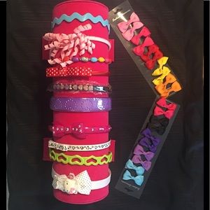 NWT 10 headbands/10 PAIR HAIRBOW CLIPS
