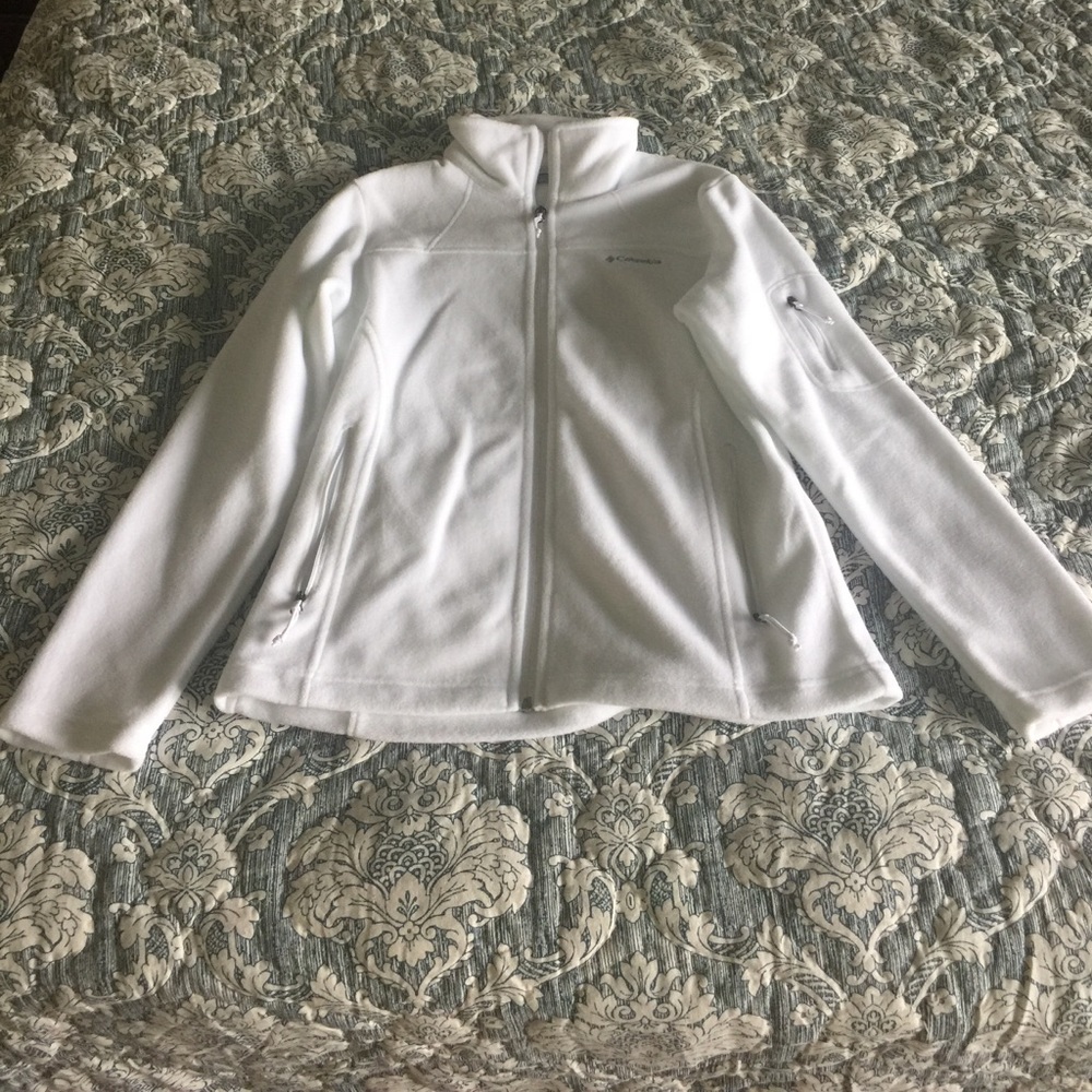 White Columbia fleece jacket