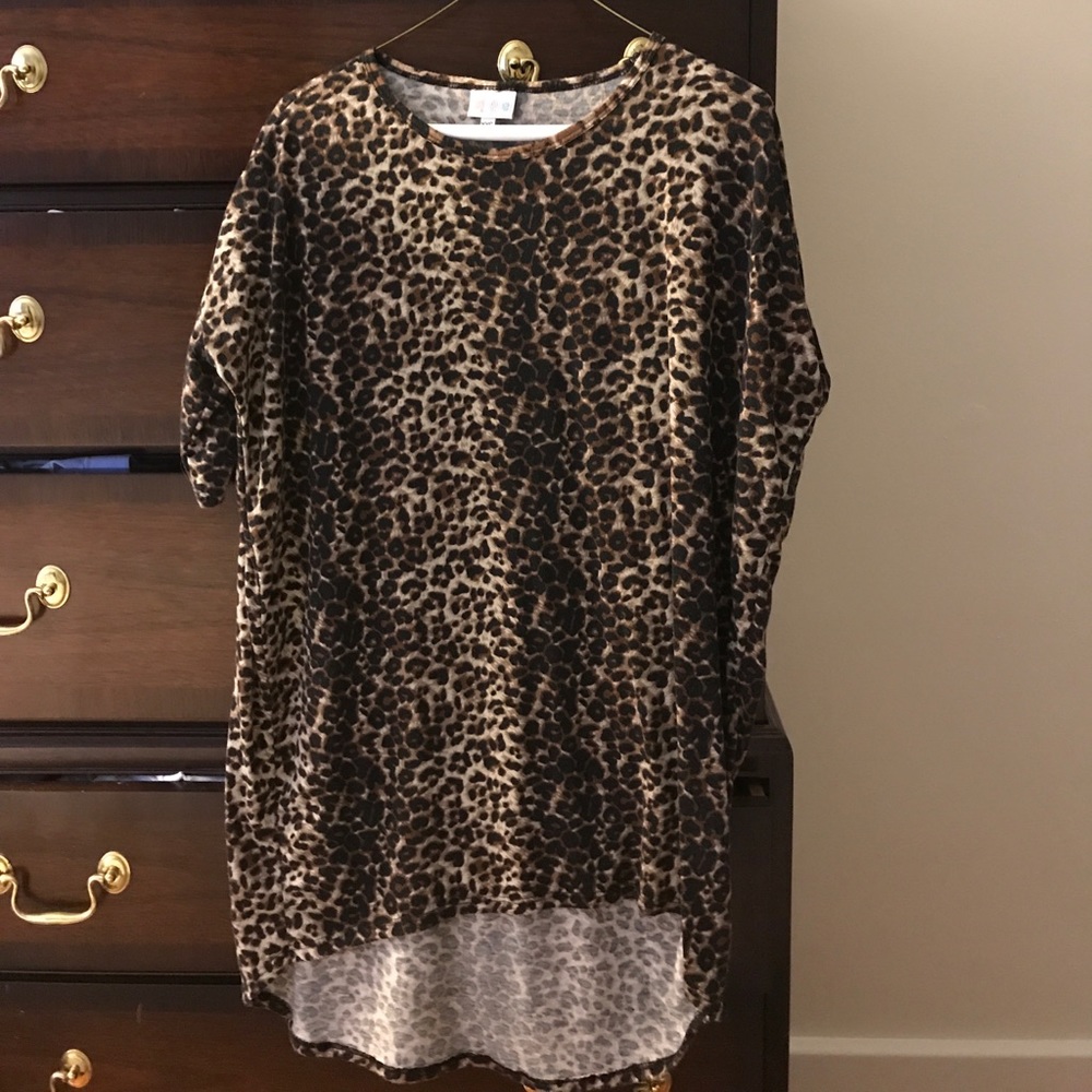 Lularoe Irma Leopard Shirt
