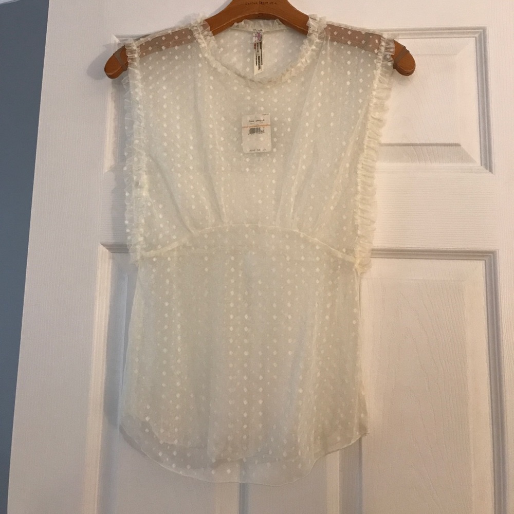 Free People Sheer Blouse