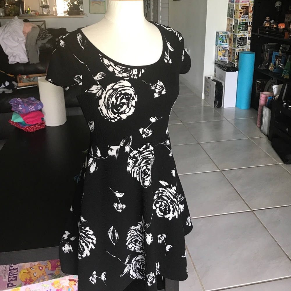 Flower print dress