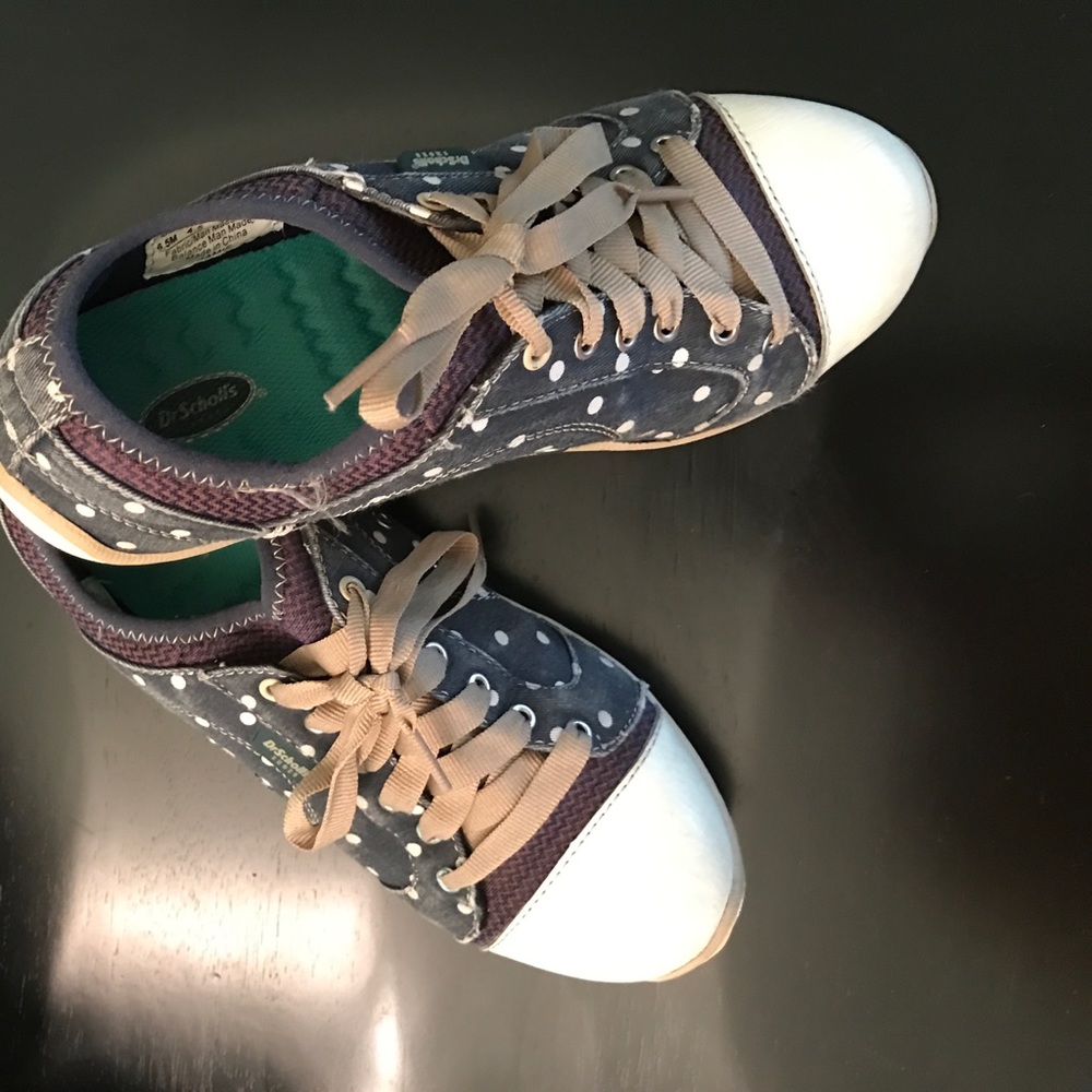 DrScholl's Dotted jeans shoes