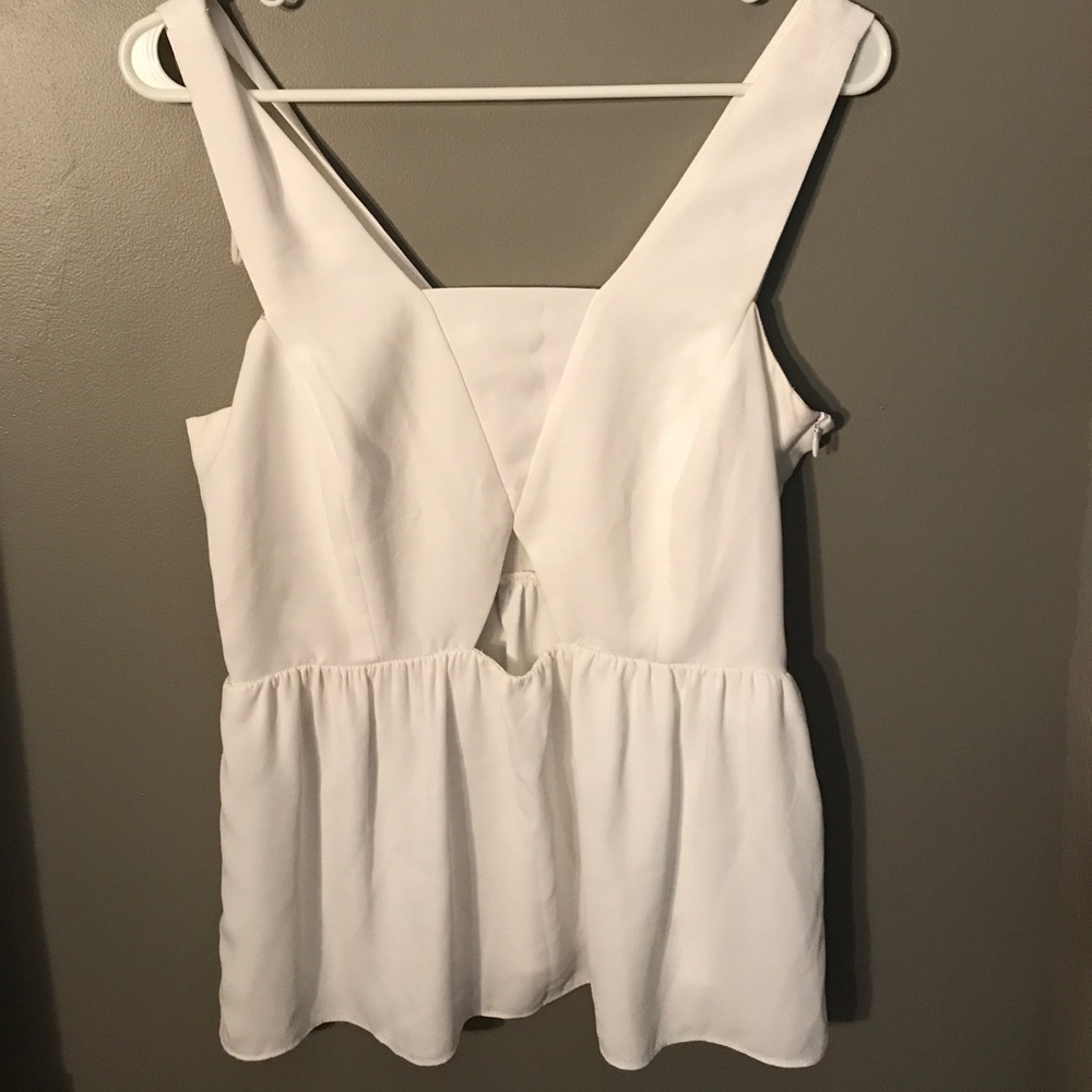 Zara White Tank Top