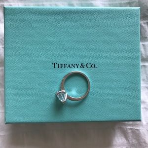 Tiffany Boxed Sterling Silver &Cubic Zirconia Ring