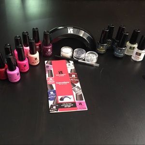Red carpet gel nail manicure kit plus extra polish