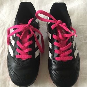 Adidas cleats. Toddler girls