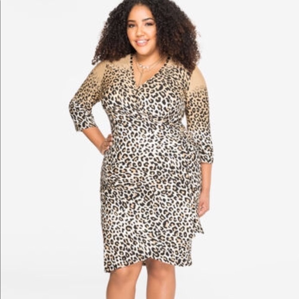 Animal print dress