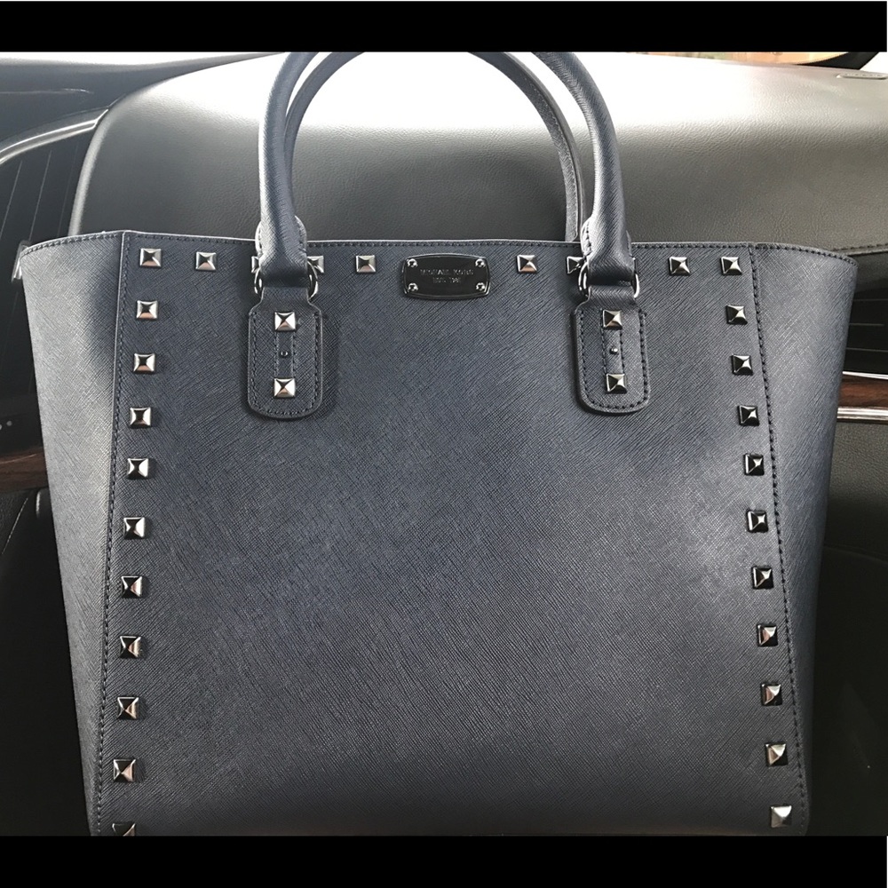 Michael Kors Large Studded Saffiano Tote