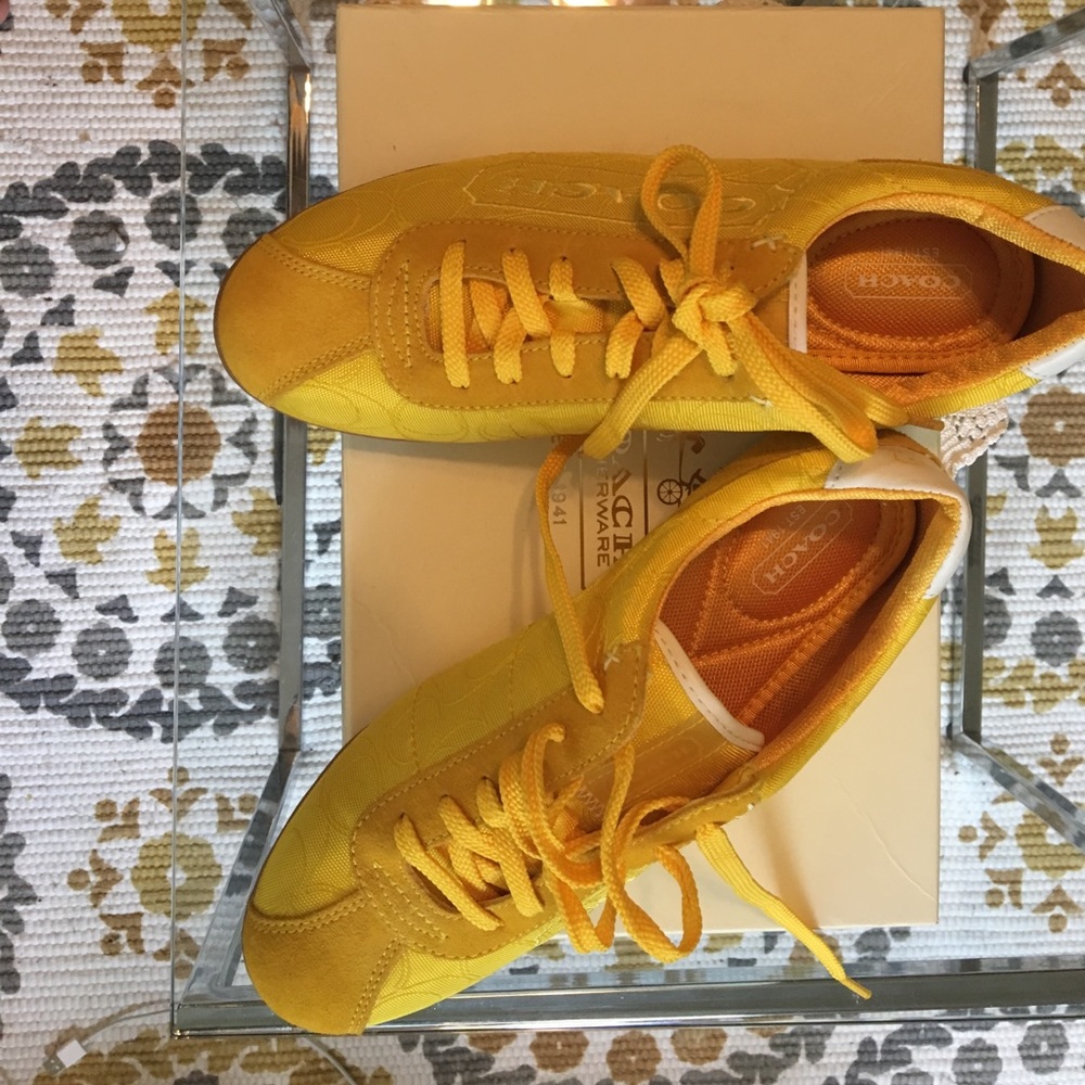 Lovely Coach sneakers.