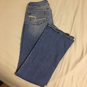 Flare light fade jeans