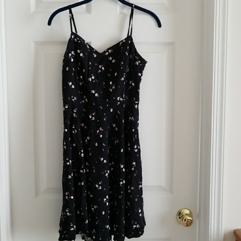 Old Navy Black floral Camie dress