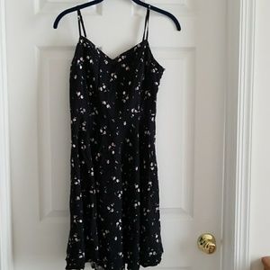 Old Navy Black floral Camie dress