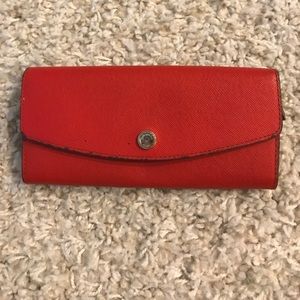 Red Michael Kors wallet
