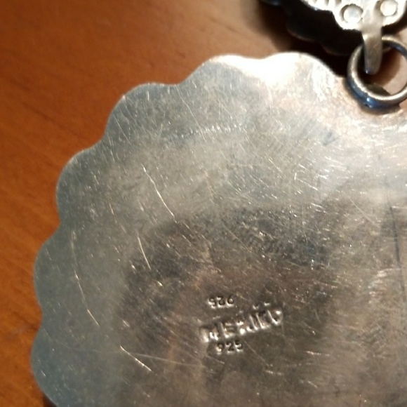 Sooo cute 3 pc Sterling silver/turquoise set! - Picture 2 of 7