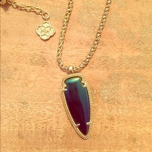 Kendra Scott authentic arrowhead pendant necklace