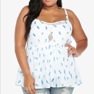 Torrid pineapple tank size 2