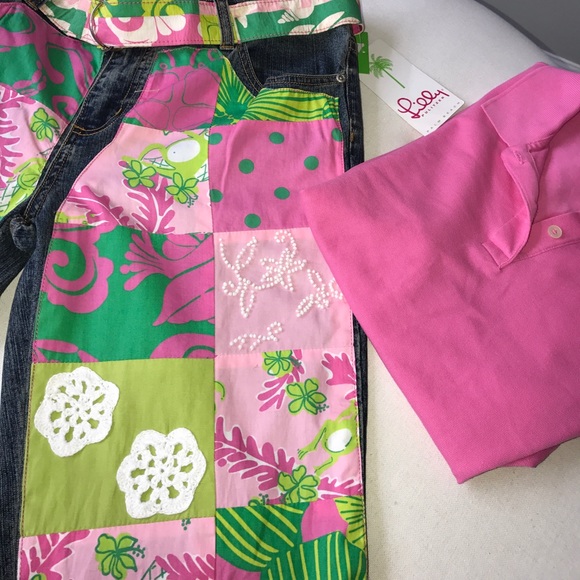 🎀NWT Vintage Lilly Pulitzer Jean size 6 - Picture 2 of 8