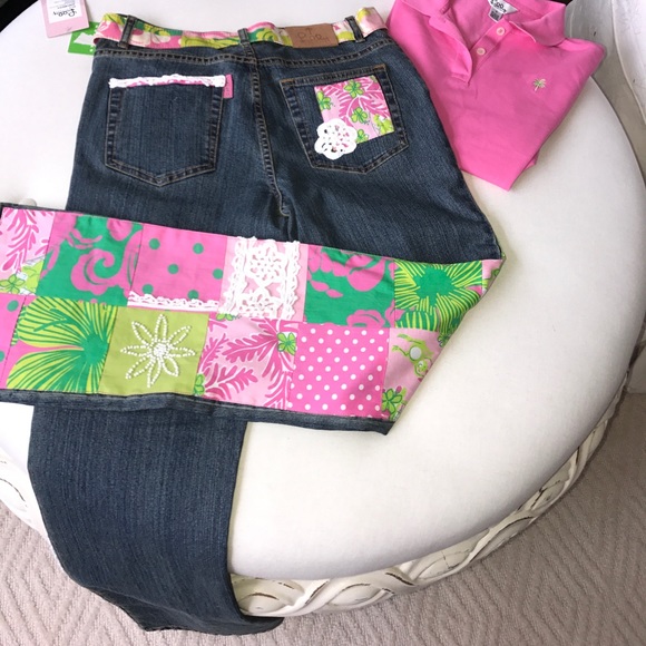 🎀NWT Vintage Lilly Pulitzer Jean size 6 - Picture 5 of 8