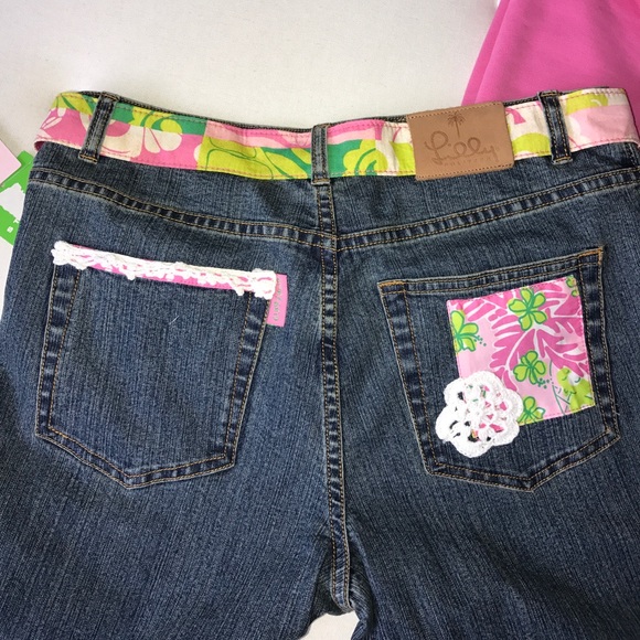 🎀NWT Vintage Lilly Pulitzer Jean size 6 - Picture 6 of 8