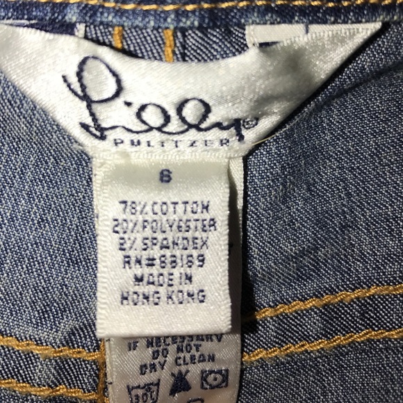 🎀NWT Vintage Lilly Pulitzer Jean size 6 - Picture 8 of 8
