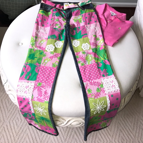 🎀NWT Vintage Lilly Pulitzer Jean size 6 - Picture 3 of 8