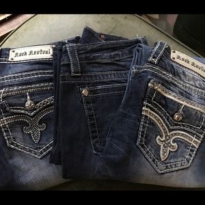 Rock Revival & Miss Me jeans.