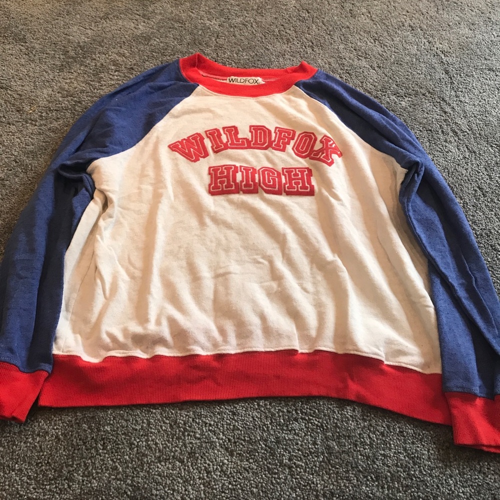 Wild fox pullover sweatshirt