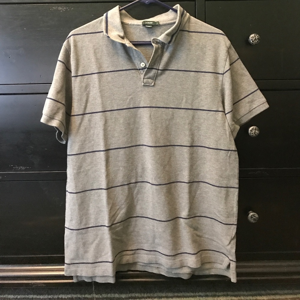J. Crew Polo - Grey - Large