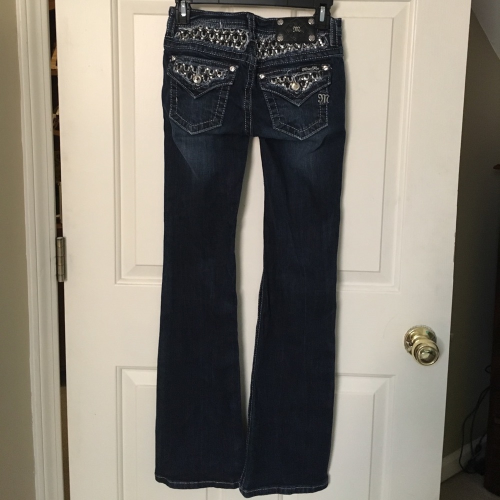 Girls boot cut miss me jeans