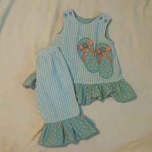 Bailey Boys boutique 2t toddler girl outfit