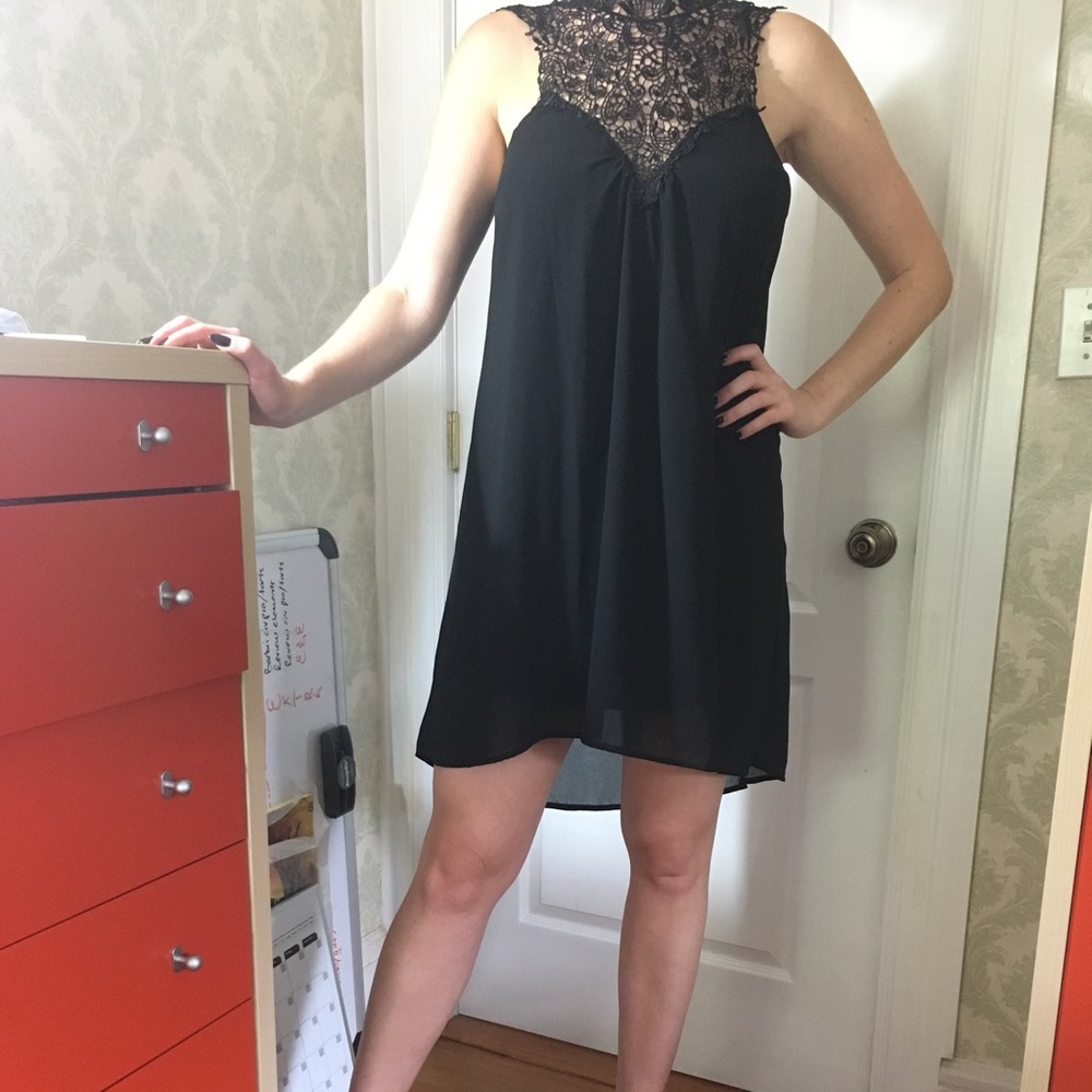 Beautiful black lace top dress