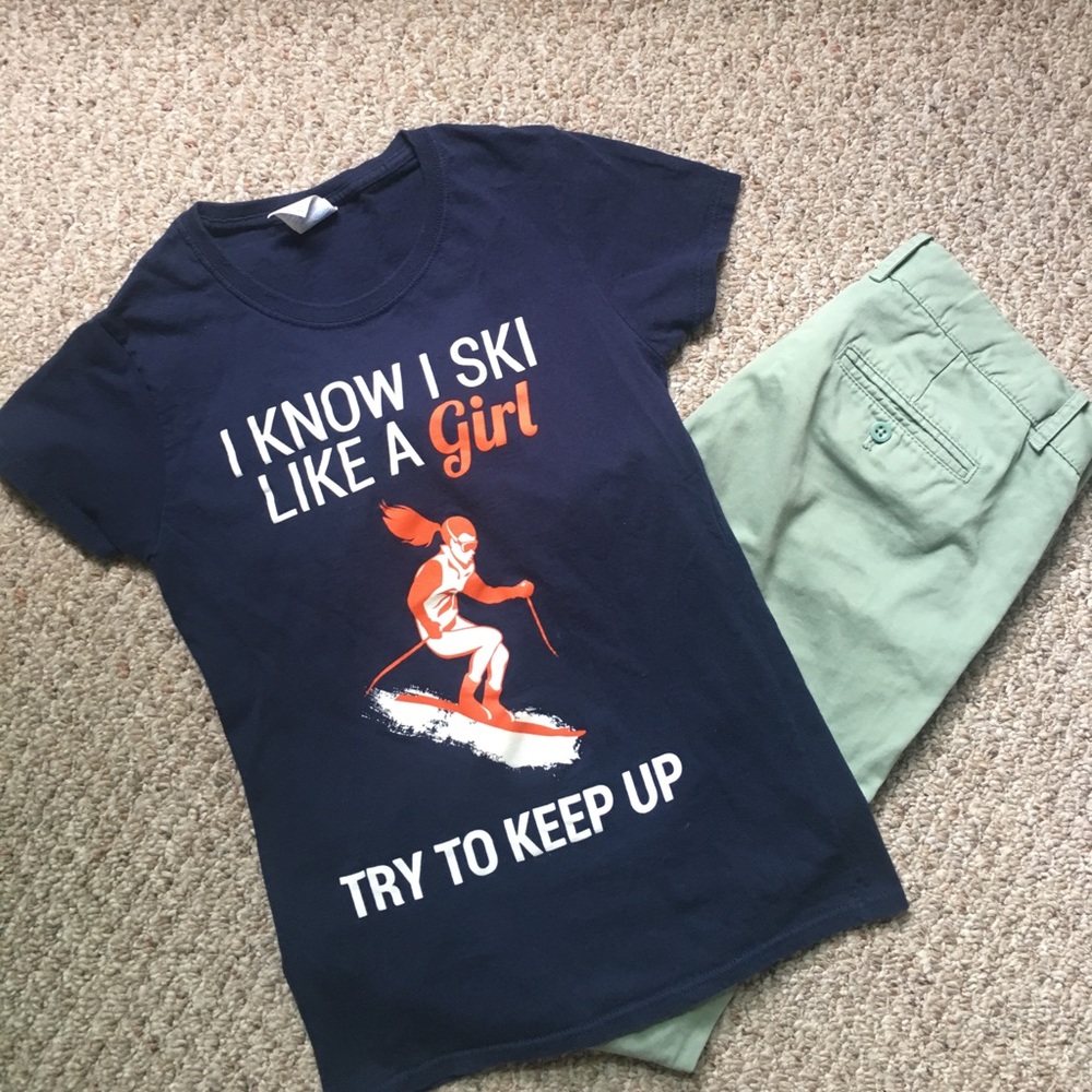 Ski Like a Girl Tee