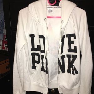 BRAND; Victoria's Secret PINK !! RARE ZIP UP !!!