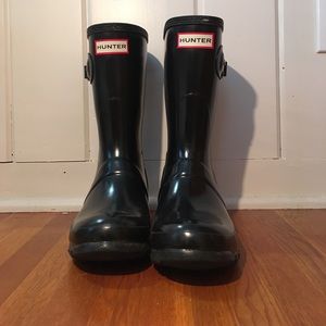 Short Black Hunter Boots