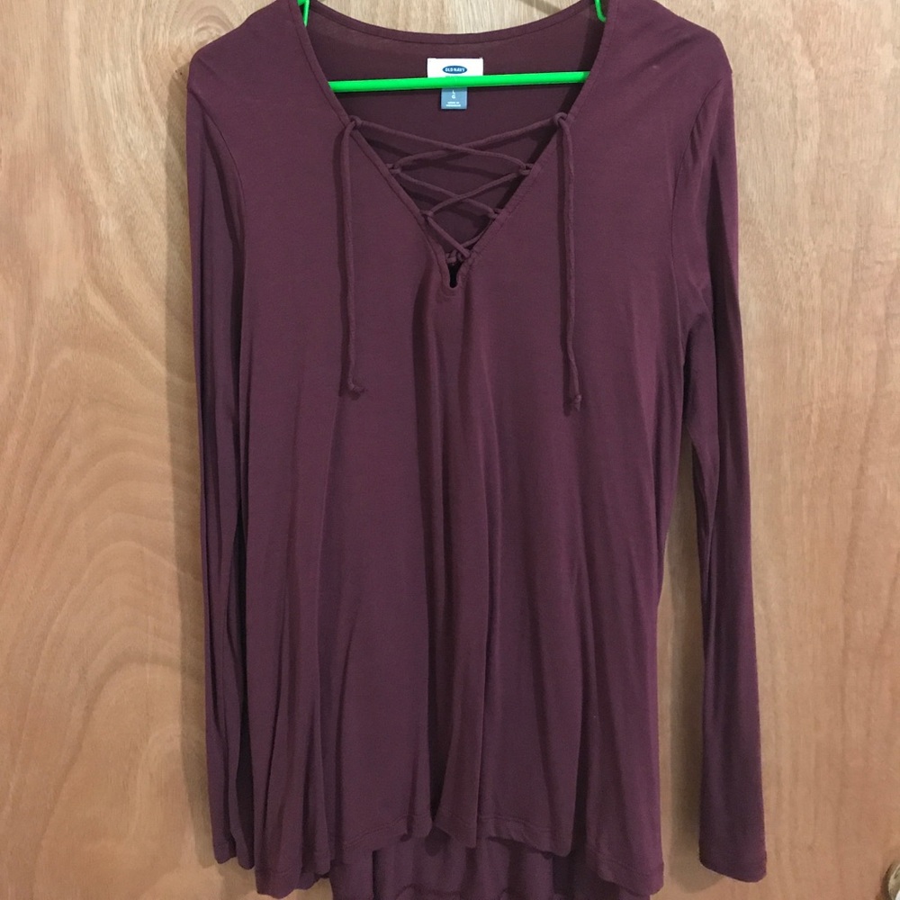 Old Navy lace up tee