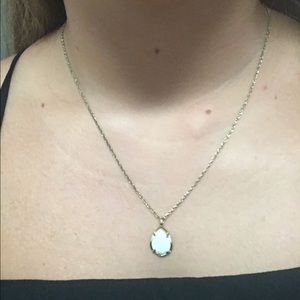 Kendra Scott white stone necklace