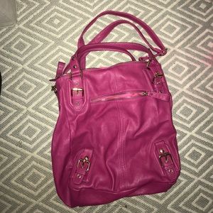Deena & Ozzy hot pink satchel